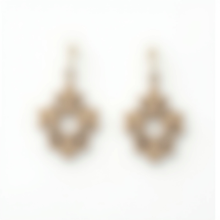 Boucles d'oreilles forme géométrique inspiration ZA